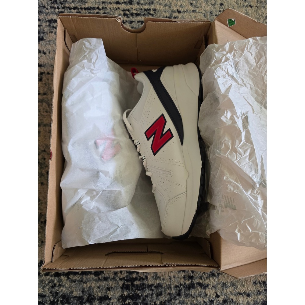 New Balance 608v5 Mens Training Shoes White Red MX608HR5 Extra Wide 4E Size 8 - Picture 6 of 11